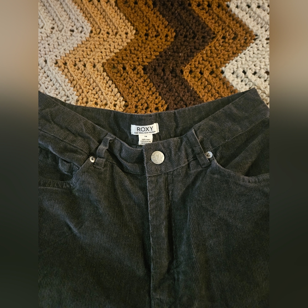 Roxy Corduroy Wide Leg Pants